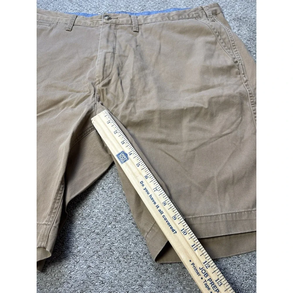 Polo Ralph Lauren Mens Size 42 Chino Shorts Relaxed Fit Tan Beige Pockets Pony